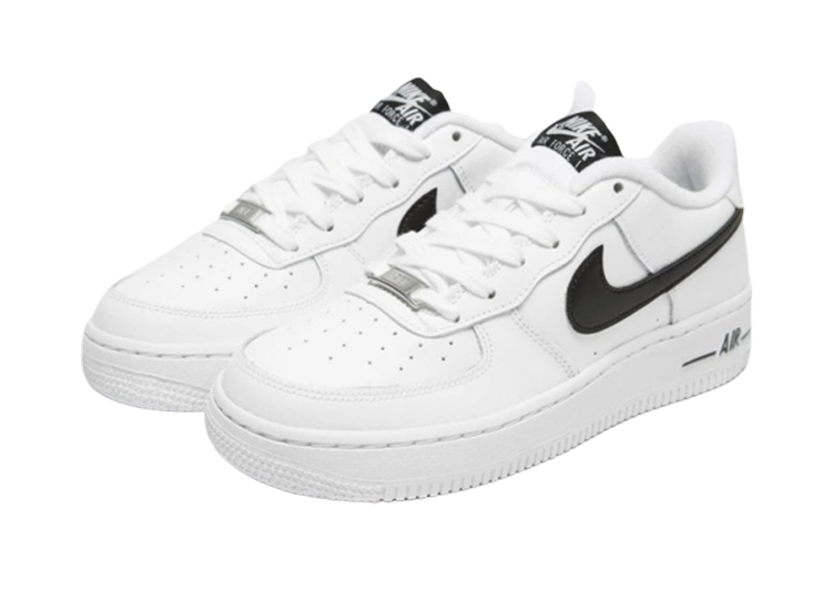 nike air force 1 low junior white with black tick