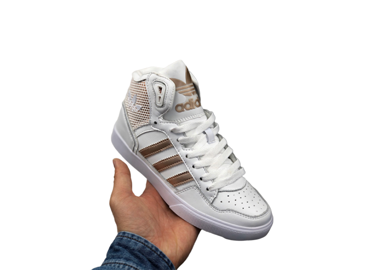 ADIDAS MID WHITE GOLDEN LOGO (1)