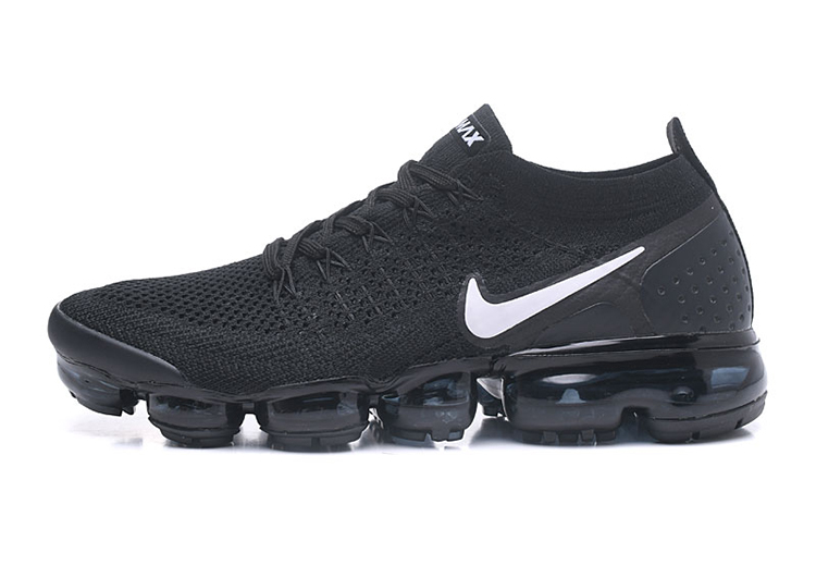 Nike Air Vapor Max Flyknit 2.0W Black White Logo (1)