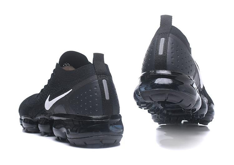 Nike Air Vapor Max Flyknit 2.0W Black White Logo (4)
