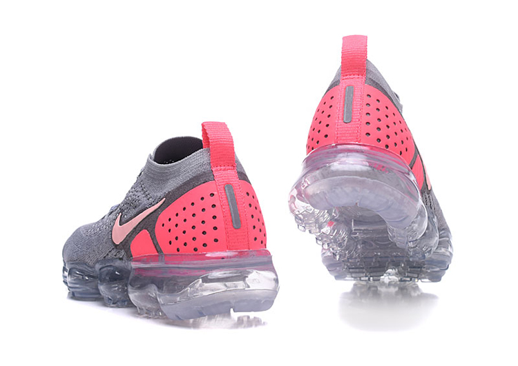 Nike Air Vapor Max Flyknit 2.0W Gray ORG pink-logo (4)