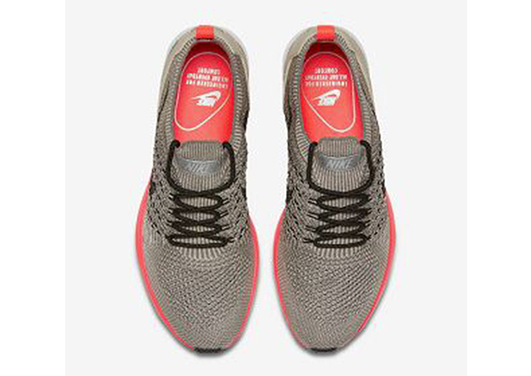 Nike Air Zoom Mariah Flyknit Racer Shoe (StringWhiteSolar RedBlack) (3)