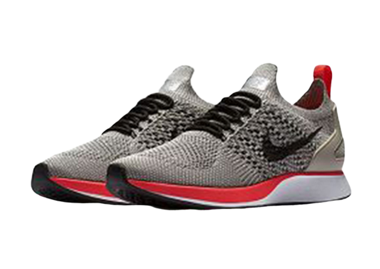 Nike Air Zoom Mariah Flyknit Racer Shoe (StringWhiteSolar RedBlack) (4)