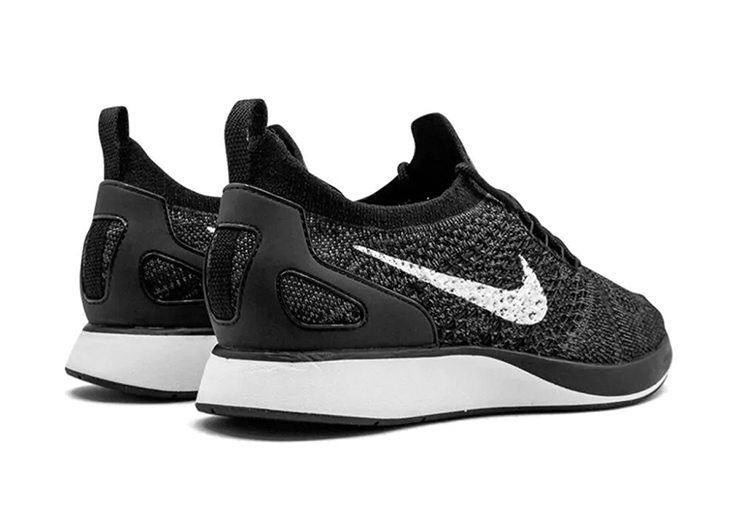 Nike Air Zoom Mariah Flyknit Racer Sneakers In 1 Blackwhite-dark Grey (3)