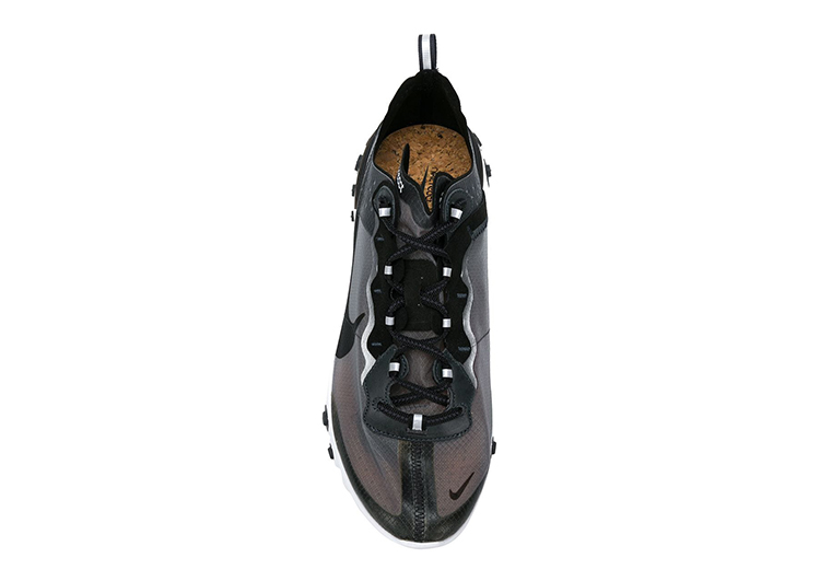 Nike React Element 87 Sneakers Black White Gray (4)
