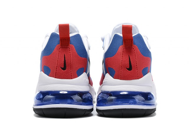 Nike WMNS Air Max 270 React White Blue Red_ (5)