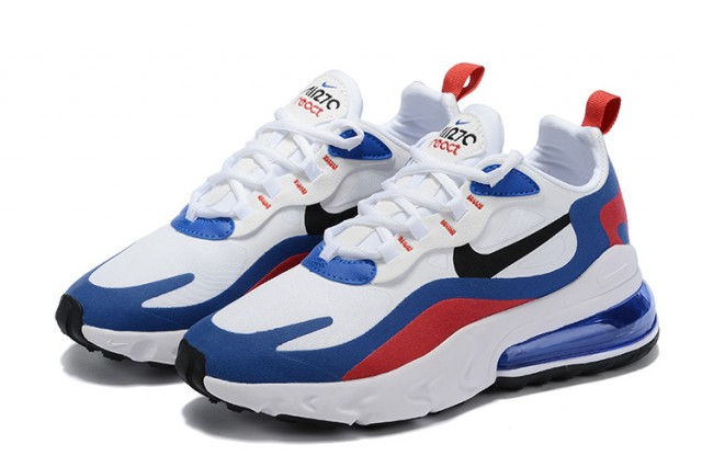 Nike WMNS Air Max 270 React White Blue Red_ (6)