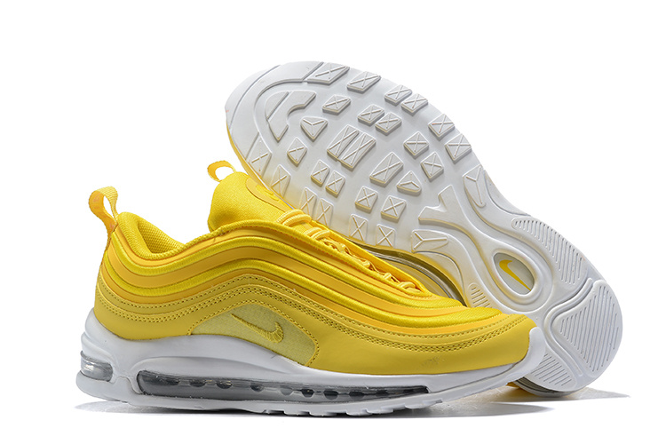 Unisex Nike Air Max 97 Mustard Yellow White 921733 701 Men's Women's Running Shoes (2)