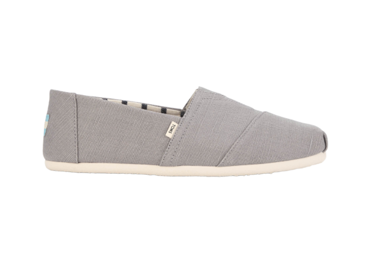 .TOMS SHOES – CLASSIC LIGHT GREY CANVAS (1)