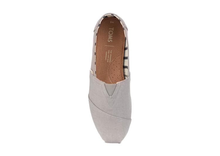 .TOMS SHOES – CLASSIC LIGHT GREY CANVAS (4)