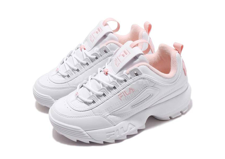 .Fila Disruptor 2 Premium Athletic Shoes-PINK WHITE (1)