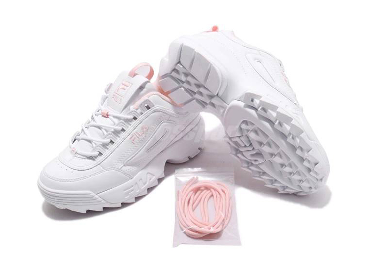 .Fila Disruptor 2 Premium Athletic Shoes-PINK WHITE (7)