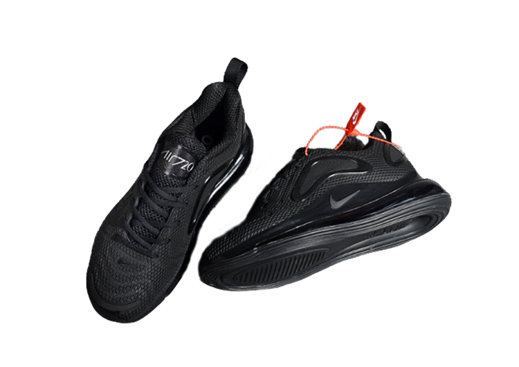 NIKE AIR MAX 720 BLACK- BLACK LOGO (1)