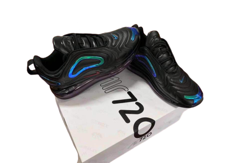 NIKE AIR MAX 720 BLACK -BLUE (1)