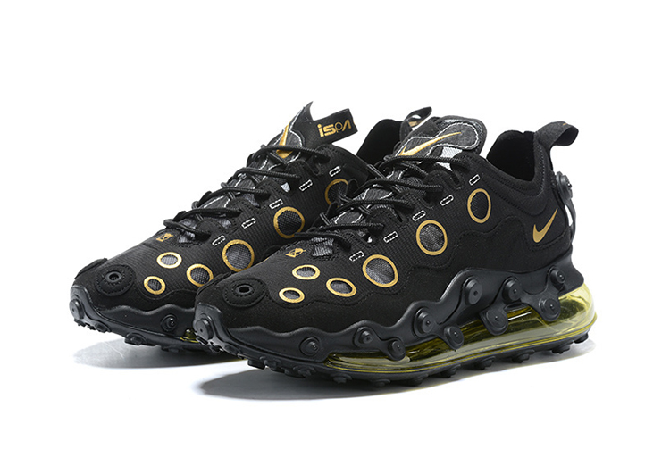 NIKE AIR MAX 720 ISPA BLACK - GOLDEN LOGO (4)