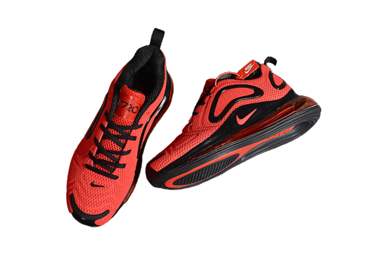 NIKE AIR MAX 720 RED - BLACK LOGO (6)
