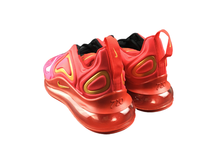 NIKE AIR MAX 720 RED - PINK - GOLDEN (1)