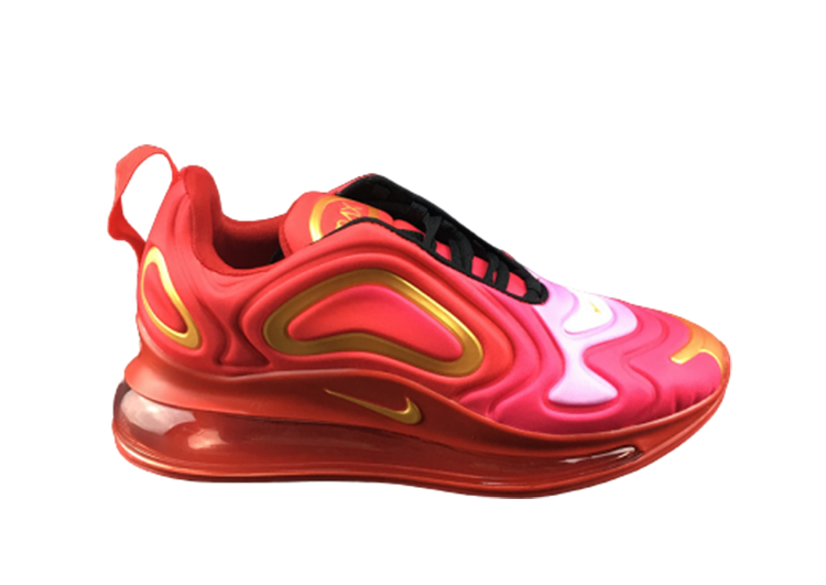 NIKE AIR MAX 720 RED - PINK - GOLDEN (3)