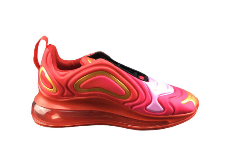 NIKE AIR MAX 720 RED - PINK - GOLDEN (4)