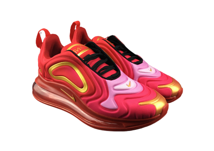 NIKE AIR MAX 720 RED - PINK - GOLDEN (5)