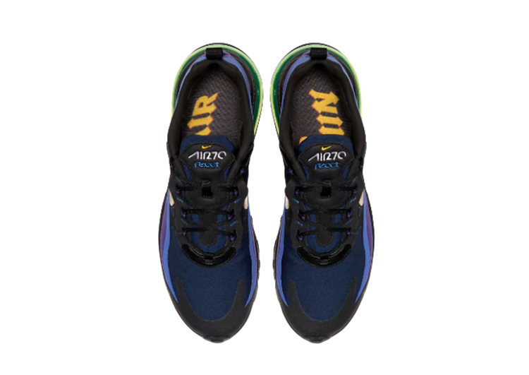 Nike Air Max 270 React LIGHT PURPLE-NAVY BLUE-GOLDEN LOGO (2)