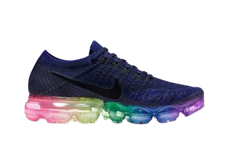 None-Nike Air Vapor Max Flyknit 2.0W NAVY BLUE - BLACK LOGO (10)