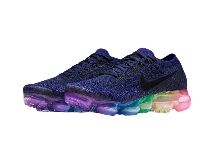 None-Nike Air Vapor Max Flyknit 2.0W NAVY BLUE - BLACK LOGO (7)