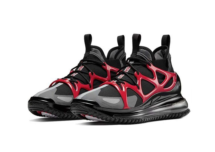 NIKE AIR MAX 720 BLACK - BLACK- CARDINAL-SUVA GREY