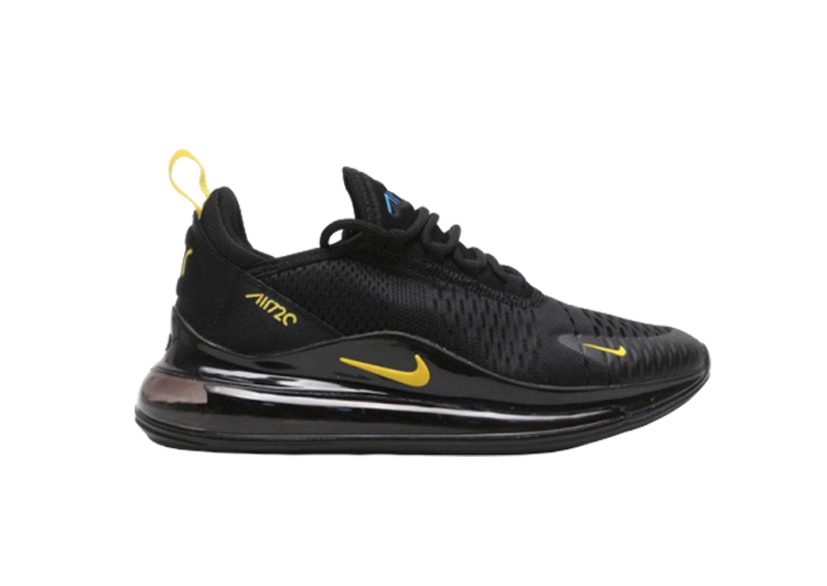 NIKE AIR MAX 720 BLACK - BLACK MARLIN- METALLIC GOLD