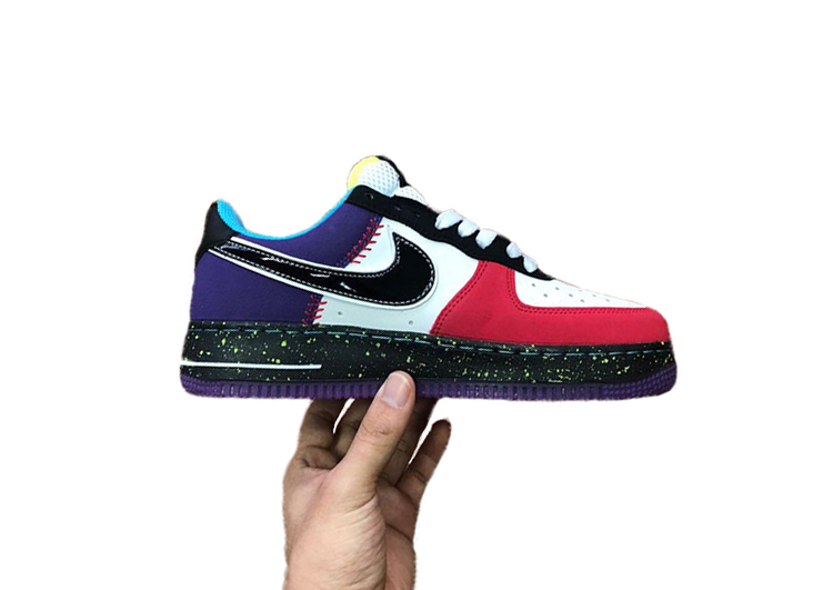 -Nike Air Force 1 Low CARDINAL- PAUA
