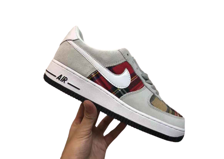 Nike Air Force 1 Low Foggy Grey-Falu Red (1)