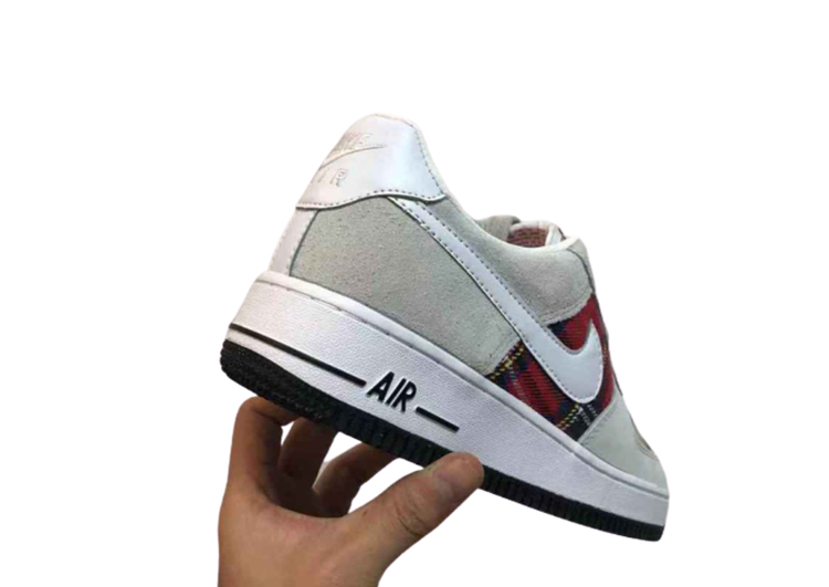 Nike Air Force 1 Low Foggy Grey-Falu Red (4)
