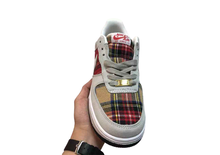 Nike Air Force 1 Low Foggy Grey-Falu Red (5)