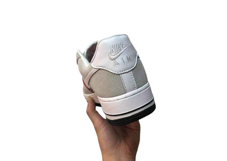 Nike Air Force 1 Low Foggy Grey-Falu Red (6)