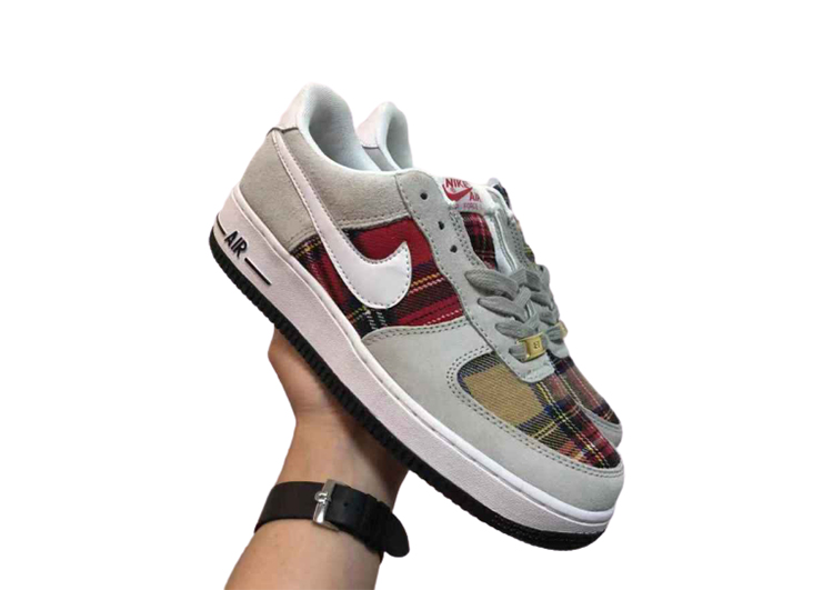 Nike Air Force 1 Low Foggy Grey-Falu Red (9)