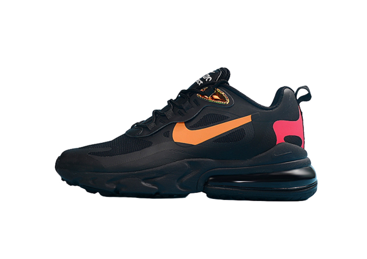 Nike Air Max 270 React BLACK- ORANGE (1)