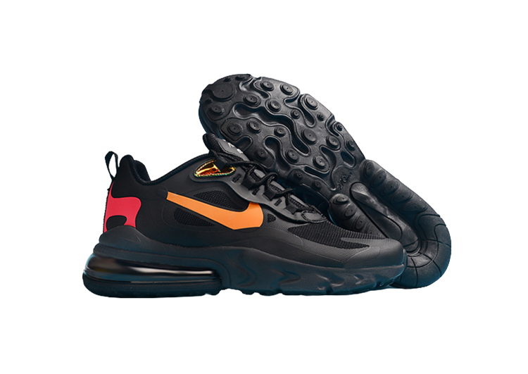 Nike Air Max 270 React BLACK- ORANGE (2)