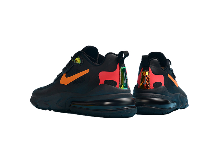 Nike Air Max 270 React BLACK- ORANGE (4)