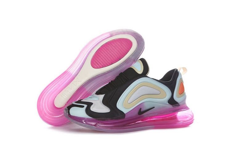 Nike Air Max 720 White & Black & Pink2