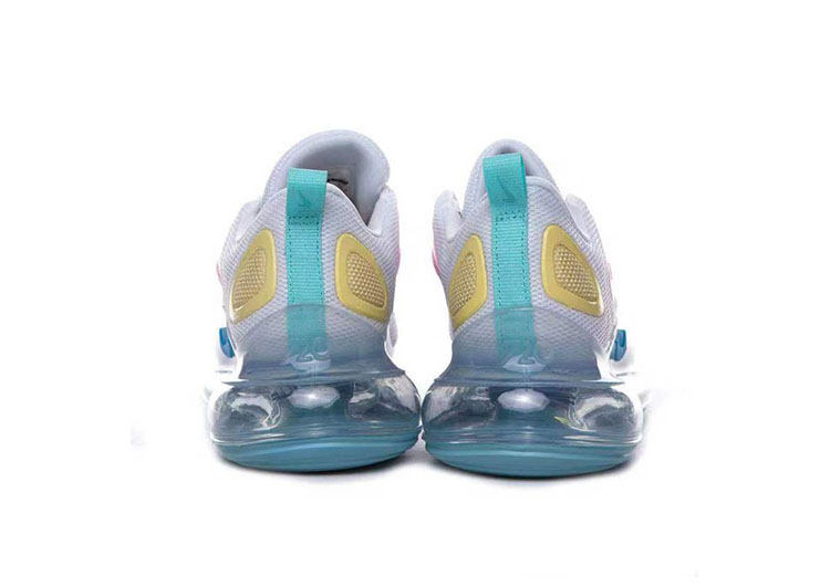 Nike Air Max 720 White - Light Pink - Blue Logo-1