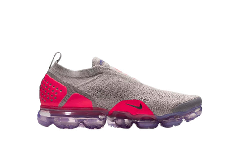 Nike Air Vapor Max Flyknit 2.0 DUSTY GREY- RADICAL RED (1)