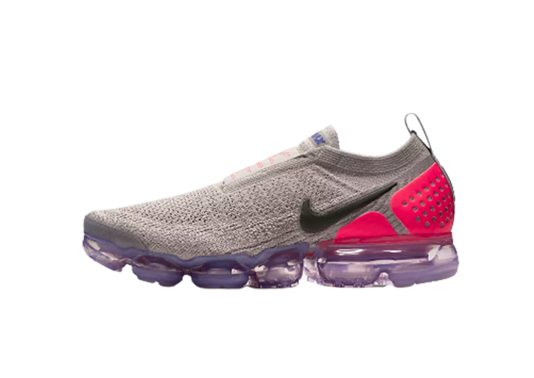 Nike Air Vapor Max Flyknit 2.0 DUSTY GREY- RADICAL RED (3)