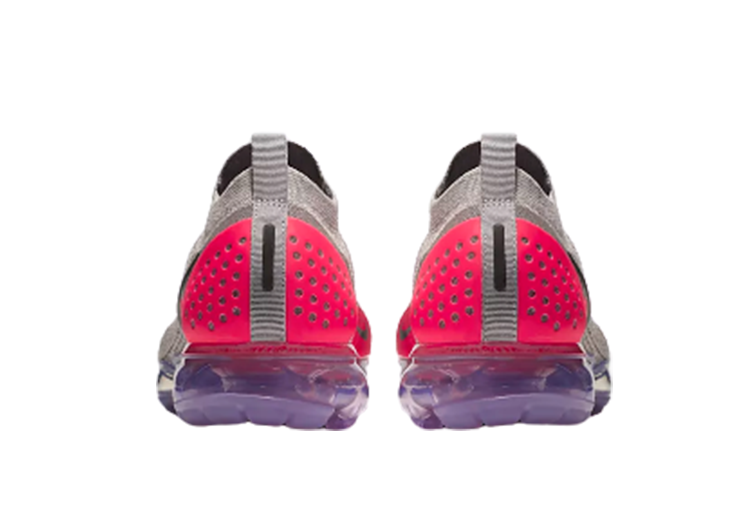 Nike Air Vapor Max Flyknit 2.0 DUSTY GREY- RADICAL RED (4)