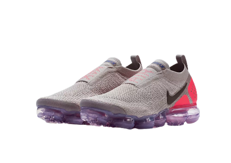 Nike Air Vapor Max Flyknit 2.0 DUSTY GREY- RADICAL RED (5)