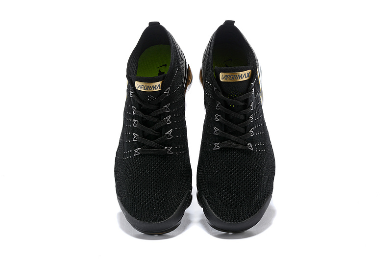 Nike Air Vapor Max Flyknit 2.0 NERO- GOLDEN LOGO (1)