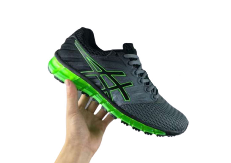 ASICS - Gray Fluorescent Green - 2