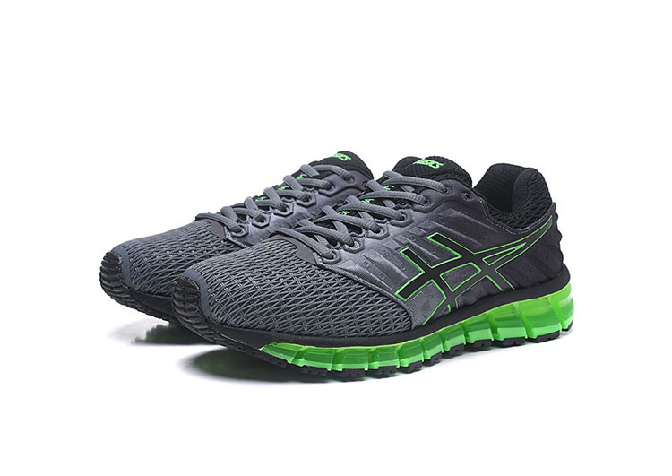 ASICS - Gray Fluorescent Green - 5