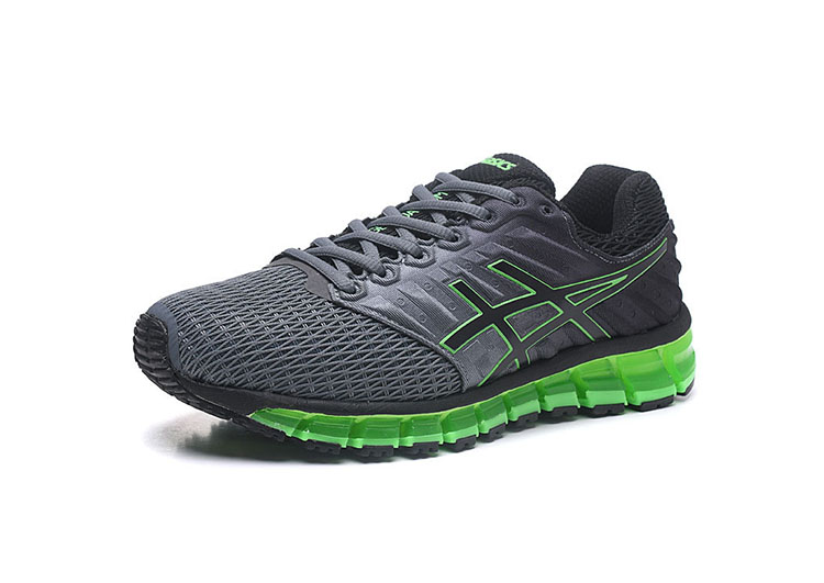 ASICS - Gray Fluorescent Green - 6
