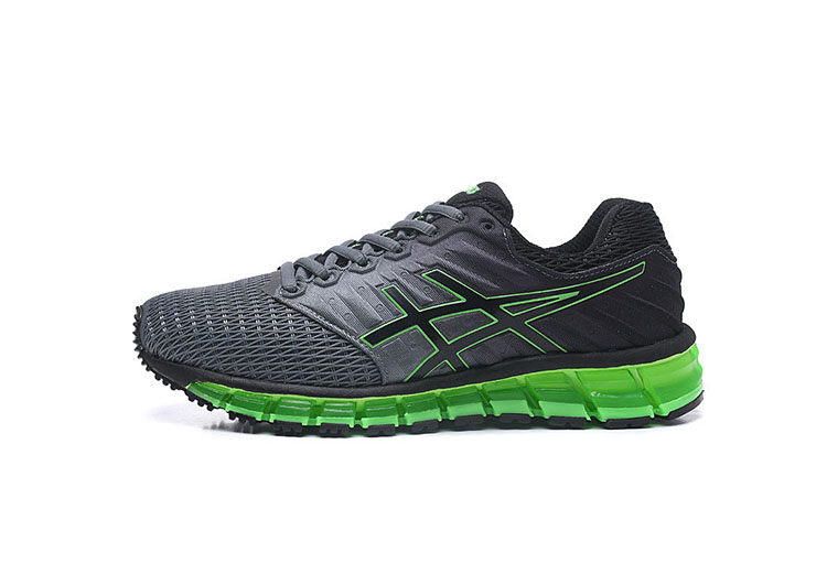 ASICS - Gray Fluorescent Green - 7