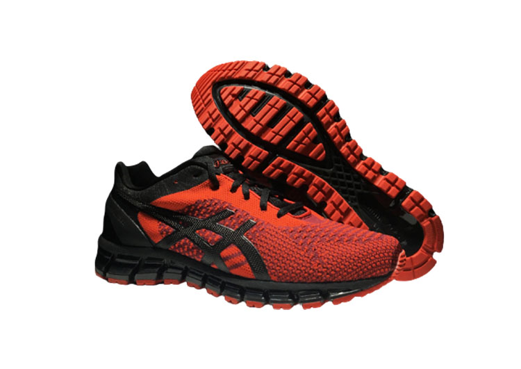 ASICS - KNIT - Red Black - 6